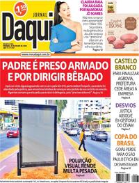 Capa do jornal Jornal Daqui 31/07/2024