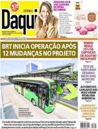 Capa do jornal Jornal Daqui 31/08/2024
