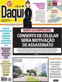 Capa do jornal Jornal Daqui 01/02/2025