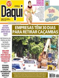 Capa do jornal Jornal Daqui 01/03/2025