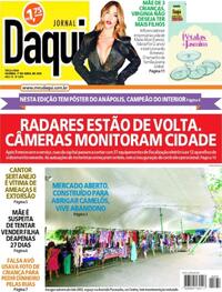 Capa do jornal Jornal Daqui 01/04/2025