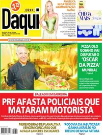 Capa do jornal Jornal Daqui 01/11/2025