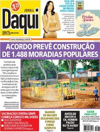 Capa do jornal Jornal Daqui 02/04/2025