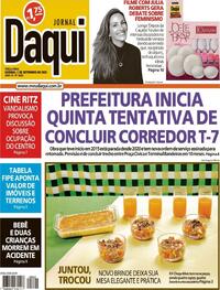 Capa do jornal Jornal Daqui 02/09/2025