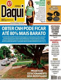 Capa do jornal Jornal Daqui 02/12/2025