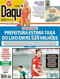 Capa do jornal Jornal Daqui 03/02/2025