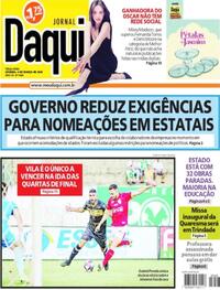 Capa do jornal Jornal Daqui 04/03/2025