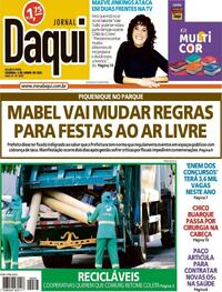 Capa do jornal Jornal Daqui 04/06/2025