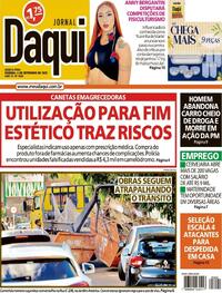 Capa do jornal Jornal Daqui 04/09/2025