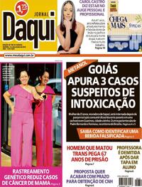 Capa do jornal Jornal Daqui 04/10/2025