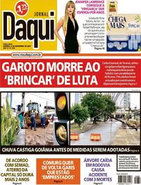 Capa do jornal Jornal Daqui 04/11/2025