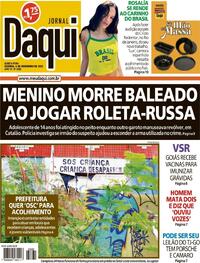 Capa do jornal Jornal Daqui 04/12/2025