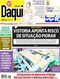 Capa do jornal Jornal Daqui 05/09/2025
