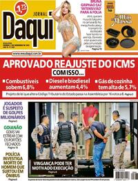 Capa do jornal Jornal Daqui 05/12/2025