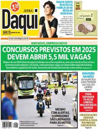 Capa do jornal Jornal Daqui 06/01/2025