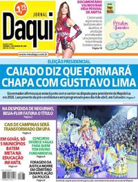 Capa do jornal Jornal Daqui 06/03/2025