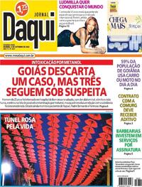 Capa do jornal Jornal Daqui 06/10/2025