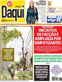 Capa do jornal Jornal Daqui 06/11/2025
