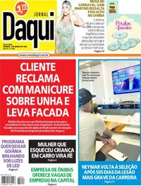 Capa do jornal Jornal Daqui 07/03/2025
