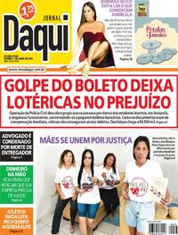 Capa do jornal Jornal Daqui 07/04/2025
