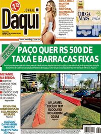 Capa do jornal Jornal Daqui 07/10/2025