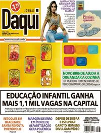 Capa do jornal Jornal Daqui 08/04/2025