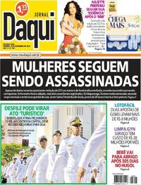 Capa do jornal Jornal Daqui 08/09/2025