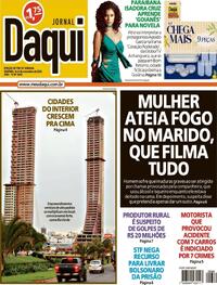 Capa do jornal Jornal Daqui 08/11/2025