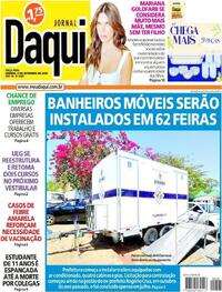 Capa do jornal Jornal Daqui 09/09/2025