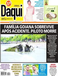 Capa do jornal Jornal Daqui 10/01/2025