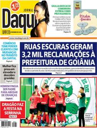 Capa do jornal Jornal Daqui 10/02/2025