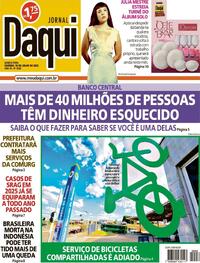 Capa do jornal Jornal Daqui 10/07/2025