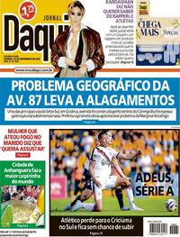 Capa do jornal Jornal Daqui 10/11/2025