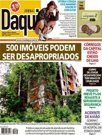 Capa do jornal Jornal Daqui 11/01/2025