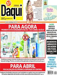 Capa do jornal Jornal Daqui 11/02/2025