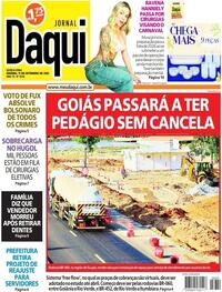 Capa do jornal Jornal Daqui 11/09/2025
