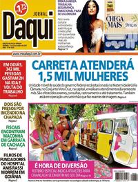 Capa do jornal Jornal Daqui 11/10/2025