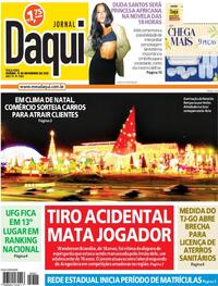 Capa do jornal Jornal Daqui 11/11/2025