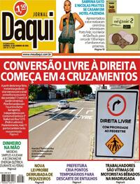 Capa do jornal Jornal Daqui 13/01/2025