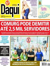 Capa do jornal Jornal Daqui 13/02/2025