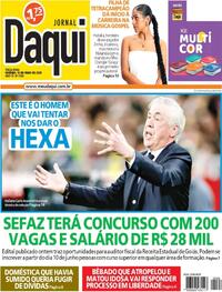 Capa do jornal Jornal Daqui 13/05/2025
