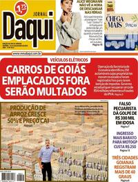 Capa do jornal Jornal Daqui 13/09/2025
