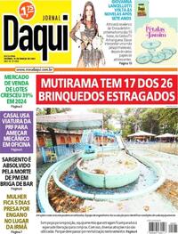 Capa do jornal Jornal Daqui 14/03/2025