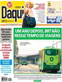 Capa do jornal Jornal Daqui 15/09/2025