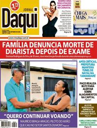 Capa do jornal Jornal Daqui 15/10/2025