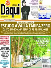 Capa do jornal Jornal Daqui 15/11/2025