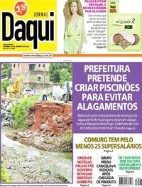 Capa do jornal Jornal Daqui 16/01/2025