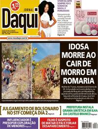 Capa do jornal Jornal Daqui 16/08/2025