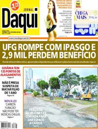 Capa do jornal Jornal Daqui 16/10/2025