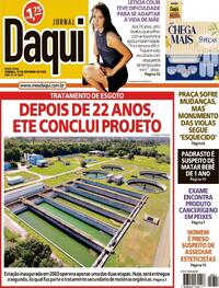Capa do jornal Jornal Daqui 17/10/2025